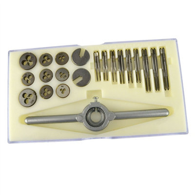 Metric Tap And Die Set M1 to M2.5 31pcs Rethreading Tool Model Making