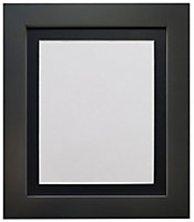 Metro Black Frame with Black Mount A2 Image Size A3