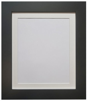 Metro Black Frame with Ivory Mount A2 Image Size A3