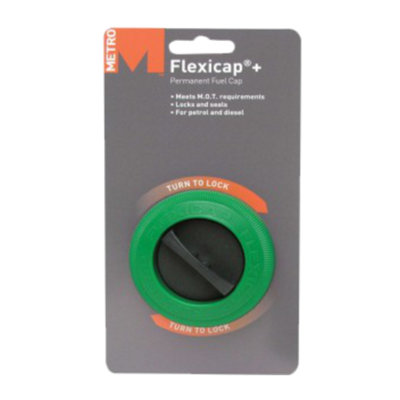 Metro Flexi Cap Plus Locking Fuel Cap Green