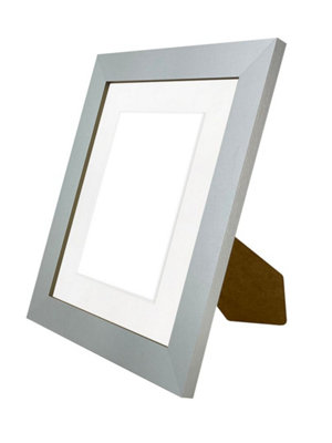 Metro Light Grey Frame with White Mount for Image Size 4.5 x 2.5 Inch