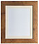 Metro Vintage Wood Frame with Ivory Mount A3 Image Size A4