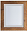 Metro Vintage Wood Frame with Light Grey Mount for Image Size 50 x 40 CM