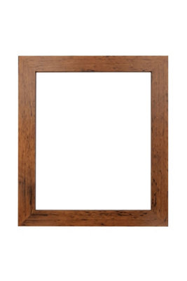 FRAMES BY POST Metro Brown Vintage Wood Photo Frame A4