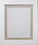 Metro White Frame with Light Grey Mount 30 x 40CM Image Size 12 x 8 Inch
