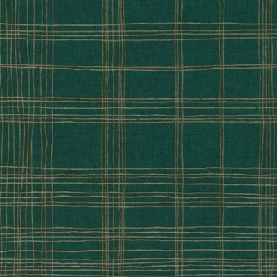 Metropolitan Stories Chequered Green Gold Wallpaper Modern Paste The Wall Vinyl