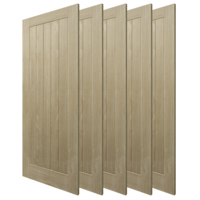 Mexicano Oak Internal Door 1981mm x 762mm - Bundle of 5