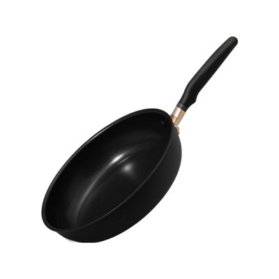 Meyer Accent Black Round Induction Suitable Dishwasher Safe Non-Stick Frying Pan 26cm