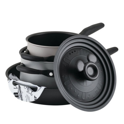 Meyer Disney 100 Steamboat Willie Limited Edition Round Stackable Non-Stick Pan Set Pack of 4