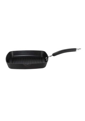 Meyer Maxim Black Square Easy Clean Durable Non-Stick Premier Grill Pan 24cm