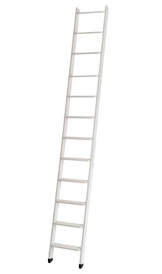 Mezzanine Ladder Timber White 12 Tread