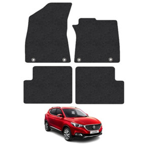 MG ZS 2017-2022 Auto Car Floor Mats Carpet Tailored Fit Anti-Slip 4pcs Set Black