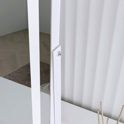 Mia White Frameless Touch Sensor LED Light Mirror