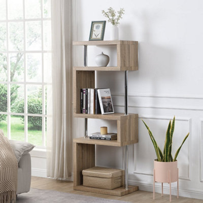Miami Wooden Shelving Unit In Sanremo Oak