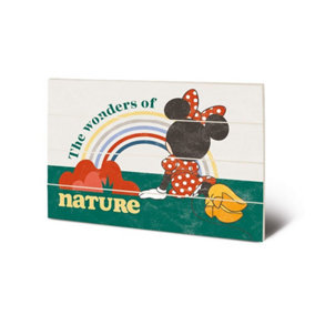 Mickey Mouse The Wonders Of Nature Plaque White/Green/Red (One Size)
