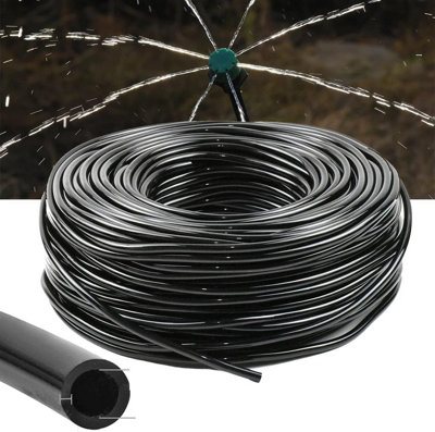 Micro Irrigation Pipe Tube 4mm 6mm Hose for Micro Drip Garden Irrigation System 25 metres / 82 ft