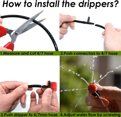 Micro Irrigation Pipe Tube 4mm 6mm Hose for Micro Drip Garden ...