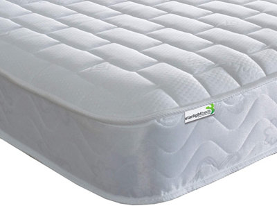 Micro Quilted Memory Foam Spring Mattress - 4ft6 Double (135cm x 190cm)