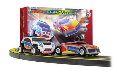 Micro Scalextric Law Enforcer Mains Powered Race Set