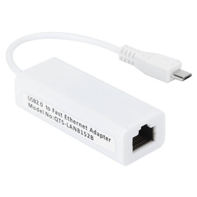 Micro USB to RJ45 Ethernet Adapter for Raspberry Pi Zero 1.3/W Motherboard