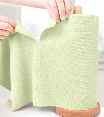 Microfiber Cleaning Cloth Roll Tear Away Reusable Microfiber Paper ...