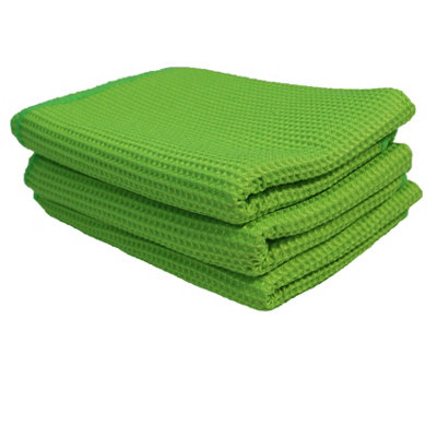 Microfiber Cloth Car Kitchen Bathroom Cleaning Drying Polishing 3pcs