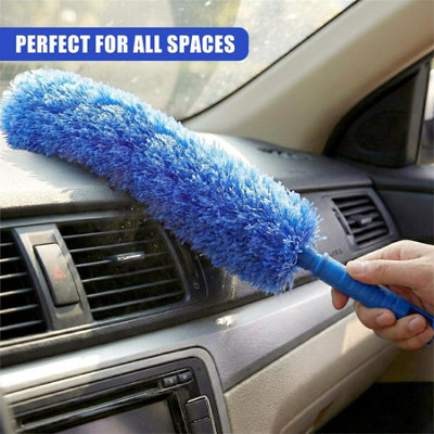 Microfiber Extendable Duster Set 100in Handle Bendable Cleaning ...