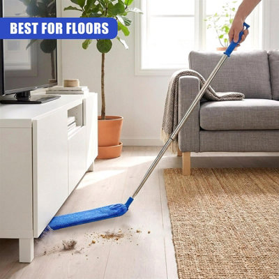 Microfiber Extendable Duster Set 100in Handle Bendable Cleaning ...