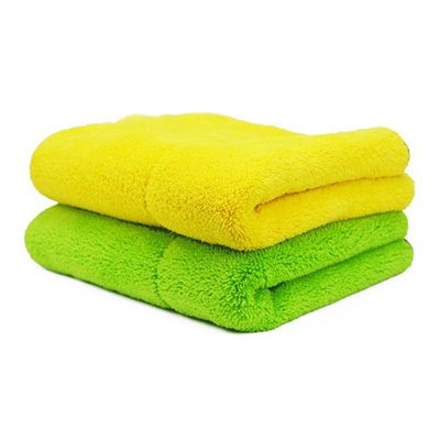 Microfibre Car Cleaning Towel Cloths Lint Free Dual Layer Thick Polishing Drying - 3