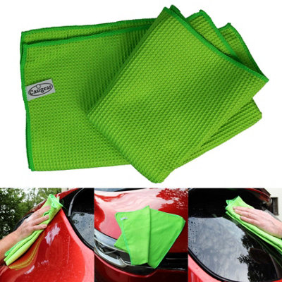 Microfibre Cloth Car Kitchen Bathroom Cleaning Drying Polishing