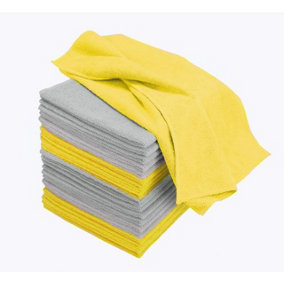 Microfibre cloths Pack of 20 - Large 40cm x 40cm - 300gsm