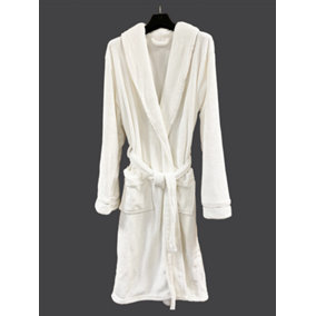 Microfibre Luxury Super Soft Bathrobe with Satin Piping Dressing Gown