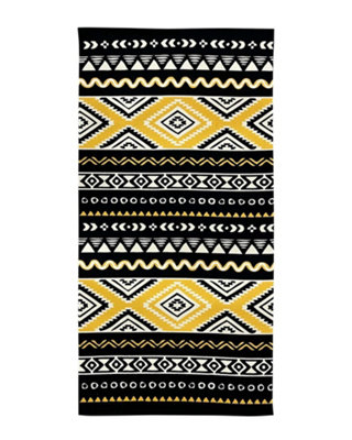 Microfibre Printed Beach Towel 90x180cm Aztec