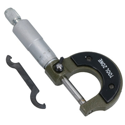 Micrometer 0 - 25mm External Engineers Micro Analogue Measure Gauge