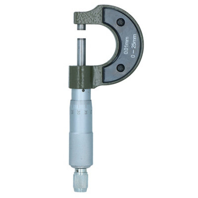 Micrometer 0 - 25mm External Engineers Micro Analogue Measure Gauge