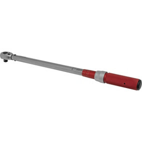 Micrometer Style Torque Wrench - 1/2" Sq Drive - Calibrated - 60 to 330 Nm Range