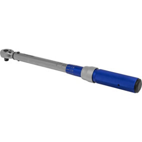 Micrometer Style Torque Wrench - 3/8" Sq Drive - Calibrated - 20 to 120 Nm Range