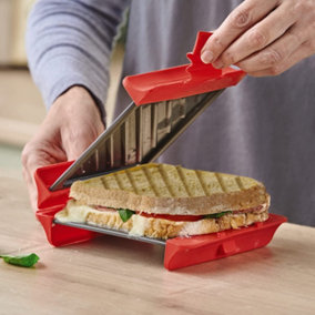 Dihl - Double Sandwich Toastie Maker Grill Toaster Cool Touch Press - Dihl