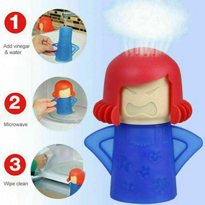 Microwave Steamer Cleaning Tool Stain And Odour Remover Hygiene Cleaner Easy Use