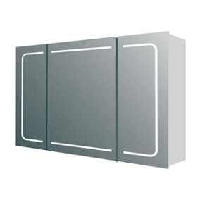 Midas LED Mirrored Wall Cabinet - (W)860mm
