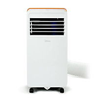 Midea 7000 BTU Portable Air Conditioner for Home - Infrared, 24H Timer, Remote Control, Low Noise, Low Energy