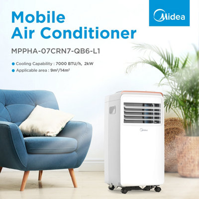 Midea Comfee 7000 BTU 3-in-1 Portable Air Conditioner with Cooling ...