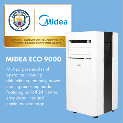 Midea Comfee 9000 BTU Portable Air Conditioner - White - MPPH-09E