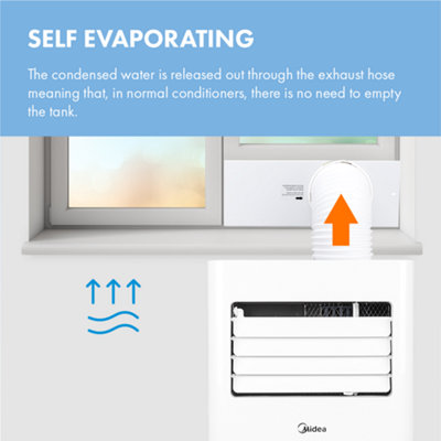 Midea Comfee 9000 BTU Portable Air Conditioner - White - MPPH-09E - 6