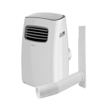 Midea Smart 9000BTU Portable Air Conditioner - 24h Timer, Low Energy, Window exhaust kit