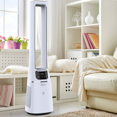 Midea Smart Air Cool + Purify Bladeless Fan with Free MSmartHome App