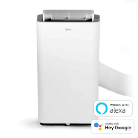Midea Smart Portable Air Conditioner 9000 BTU - WiFi, Smart Home & App, 24H Timer, Window Kit Included, Low Energy