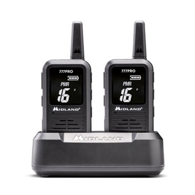 Midland 777PRO PMR446 Twin Pack Walkie Talkie