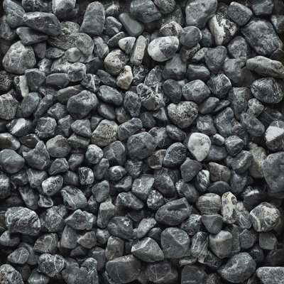 Midnight Bulk Bag 850 kg - 60-100 mm Black Round & Oval Premium Cobbles - L10 x W10 x H8 cm - 4