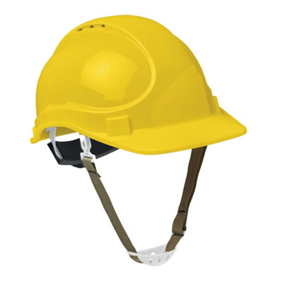 MidOcean Helm ABS Plastic Safety Helmet Yellow (One Size)